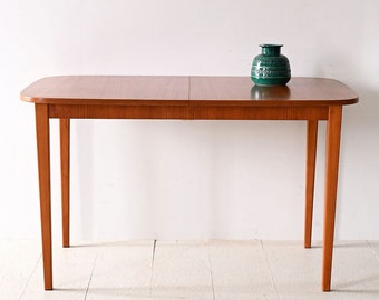 Vintage Danish Style Scandinavian Extendable Dining Table - 1960s Design