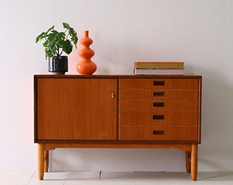 Vintage Scandinavian Teak Sideboard with Drawers - Mid-Century Elegance