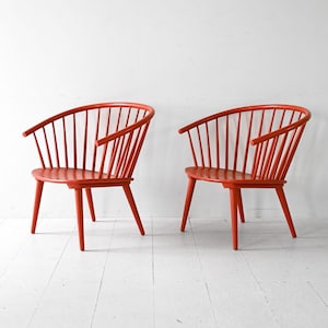 Pair of "Eker" Chairs by Illis Lundgren – Scandinavian Vintage Design