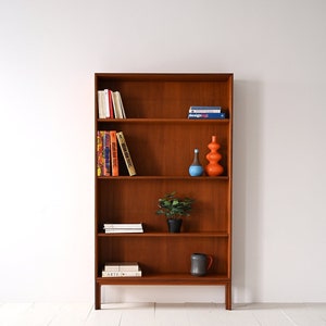 Vintage Teak Bookcase - Scandinavian Elegance