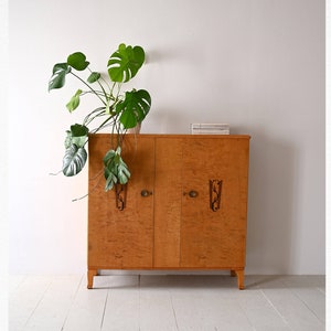 Original 1940er Art Deco Birken Sideboard - Vintage Retro Möbel