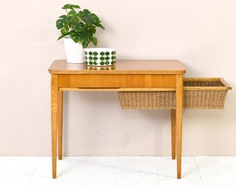 MidCentury Vintage Sewing Table - Eclectic Scandinavian Retro Coffee Table - Home Decor Design