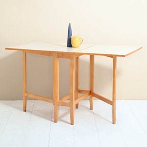 MidCentury Extendable Scandinavian Table by Edsby Verken, Original Danish Style 1960s image 1