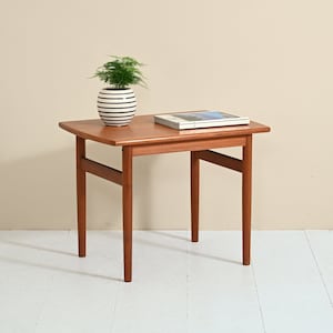 MidCentury Scandinavian Teak Coffee Table, Original Vintage Danish Design 50s 60s