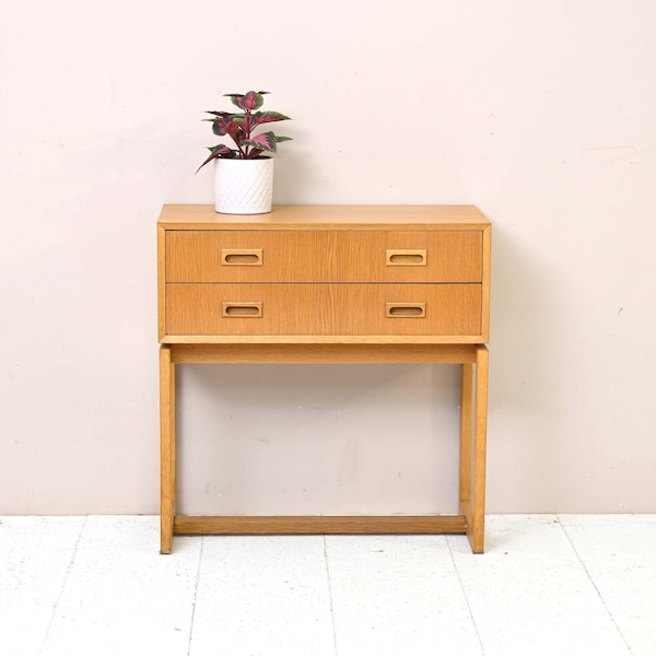 MidCentury Danish Scandinavian Vintage 1950s Entryway Cabinet / Nightstand, Home Interior Decor