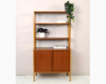 MidCentury Teak Bookshelf by Bodafors - Retro Danish Nordic Design 50s 60s