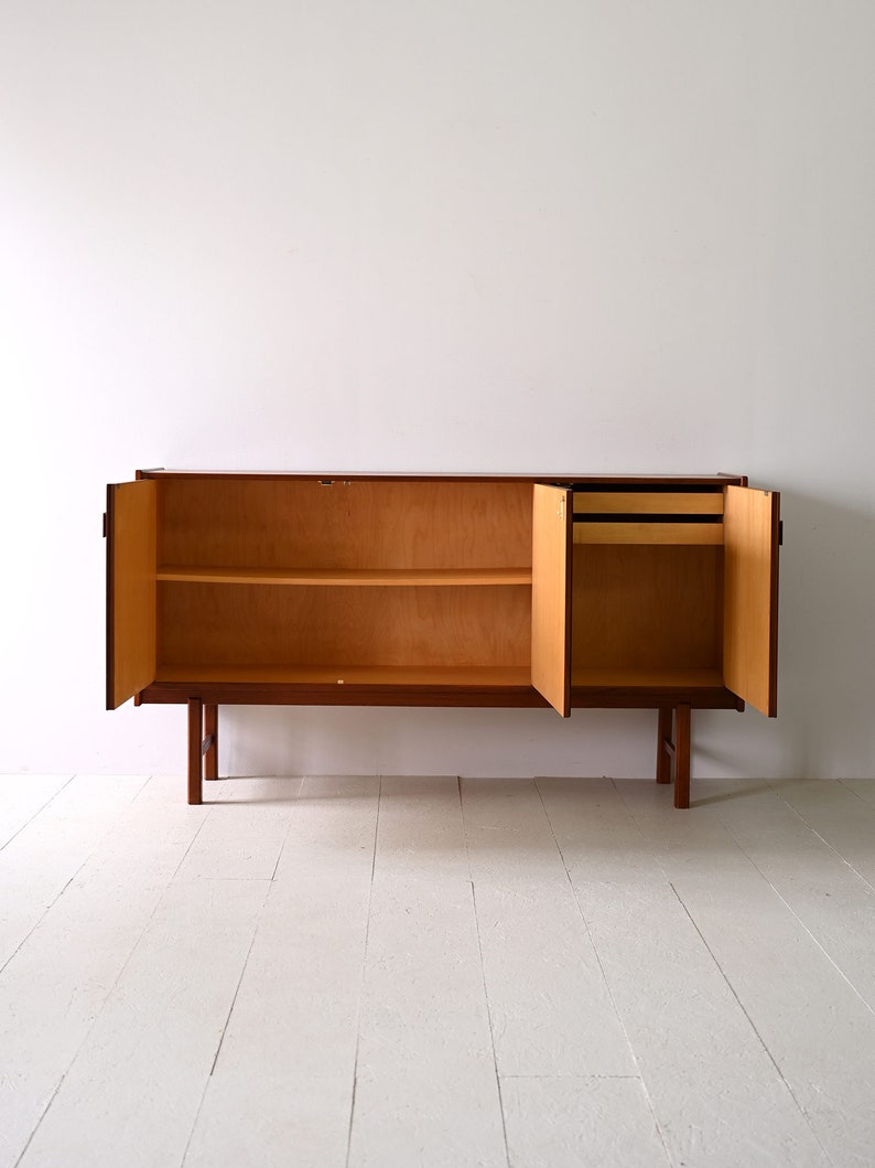 1950s Scandinavian Teak Sideboard Classic Design, Timeless Elegance image 3