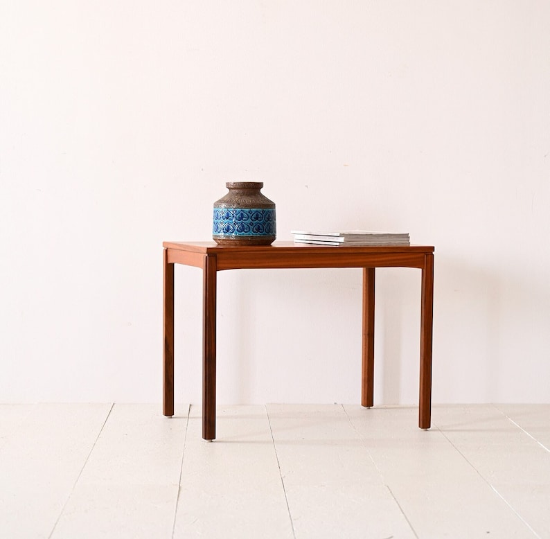 Rectangular Teak Scandinavian Coffee Table image 1