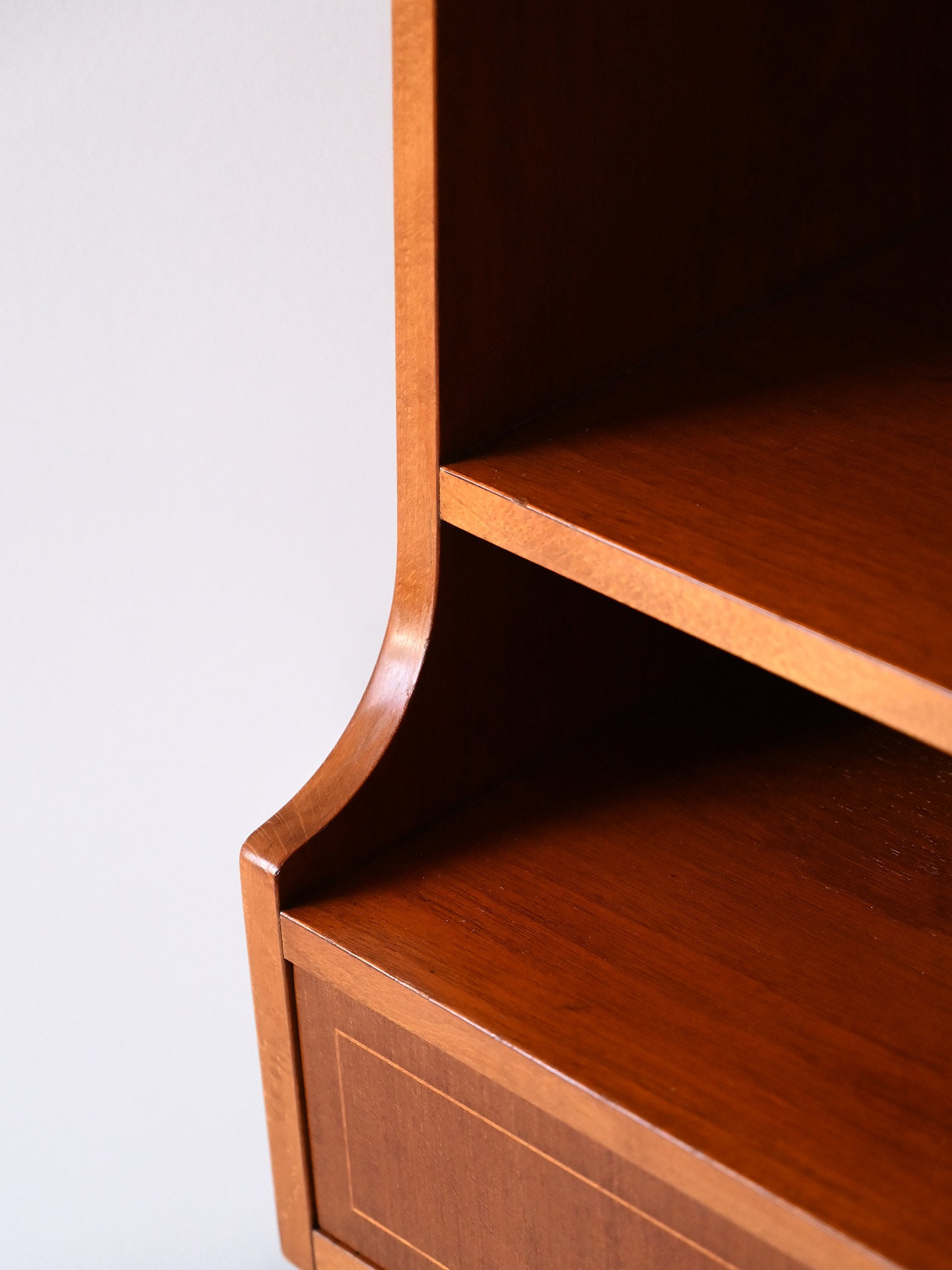 Teak 2024 low bookcase