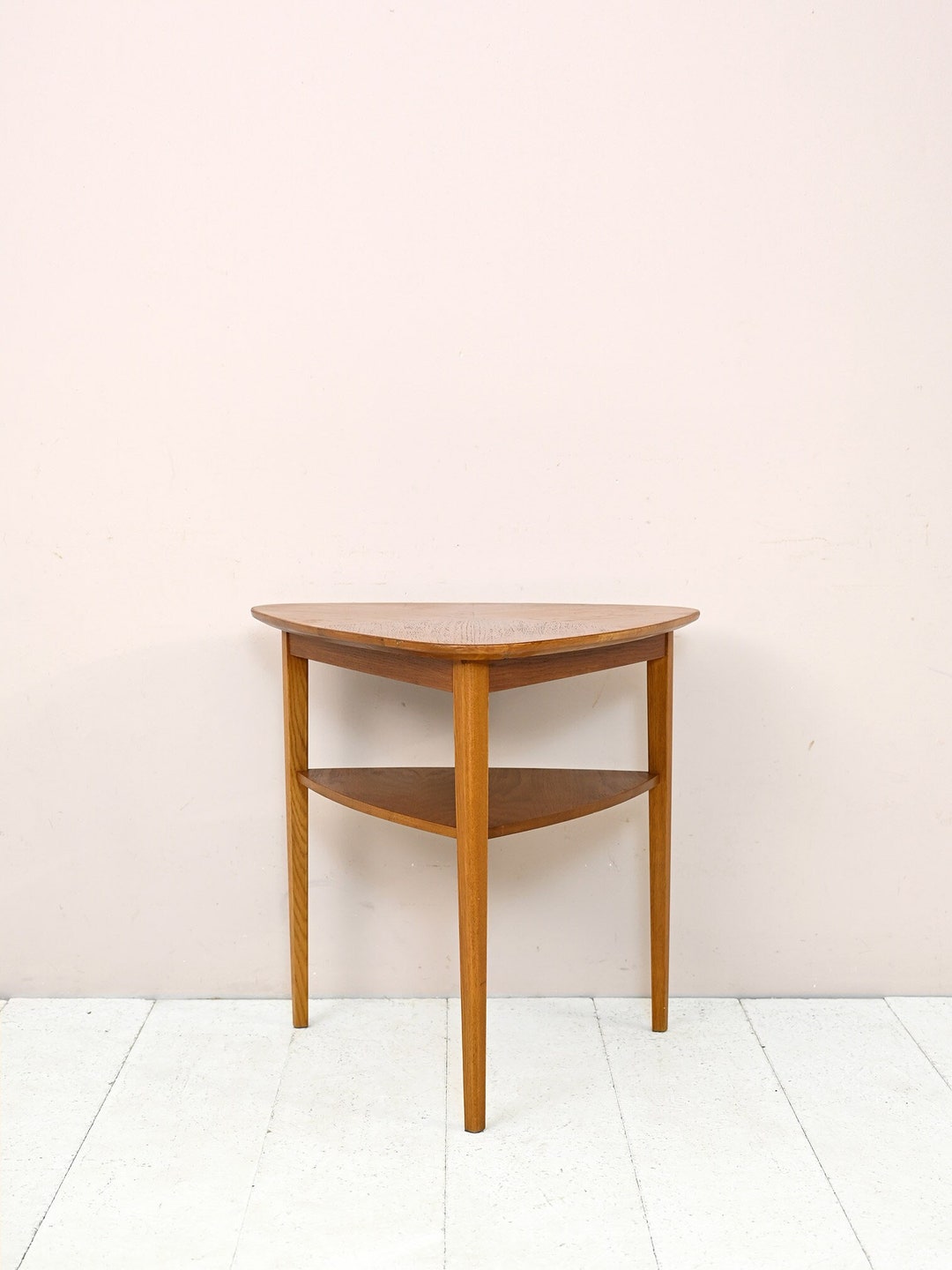 Midcentury Triangular Coffee Table 50s 60s Danish Etsy