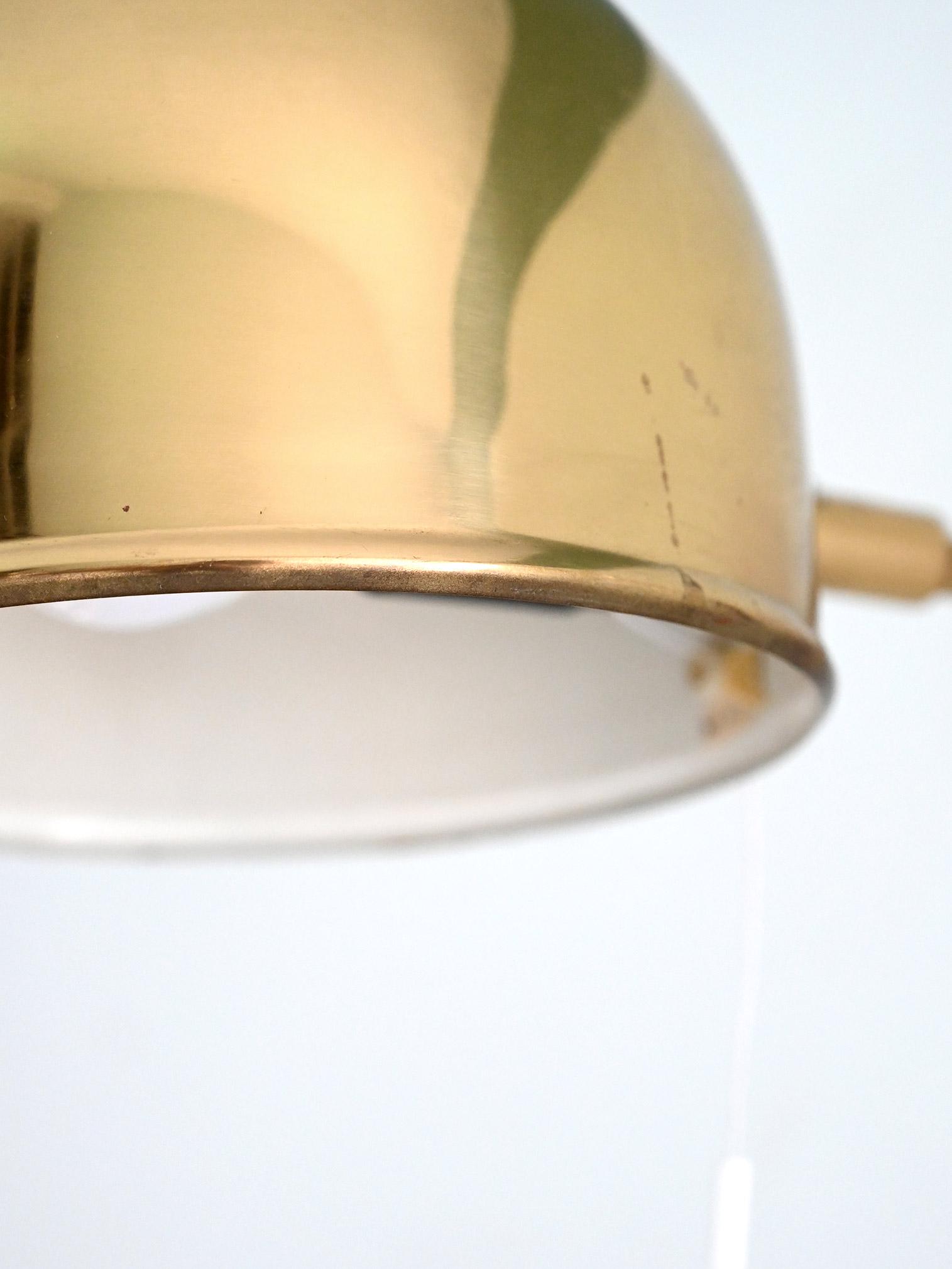Scandinavian Vintage Brass Wall Lamp V-75 by Eje Ahlgren for 