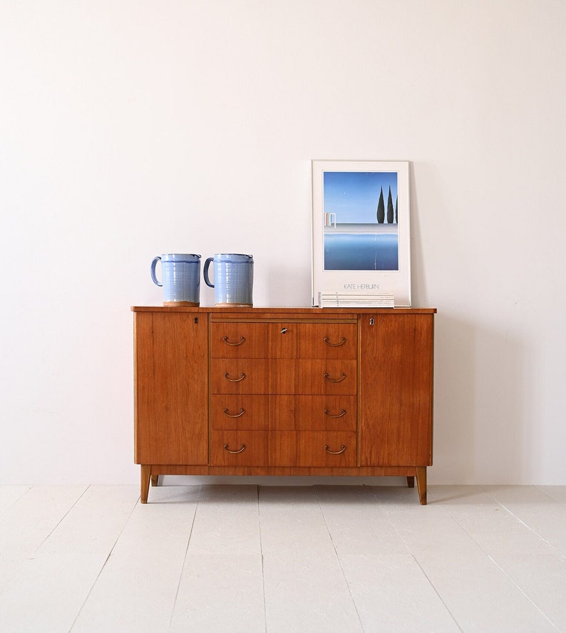 Vintage Scandinavian Highboard from the 1950s image 1