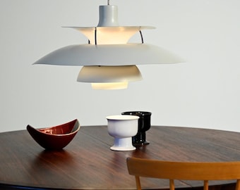 Lámpara colgante Poul Henningsen PH 5 de Louis Poulsen, años 60 danesa moderna