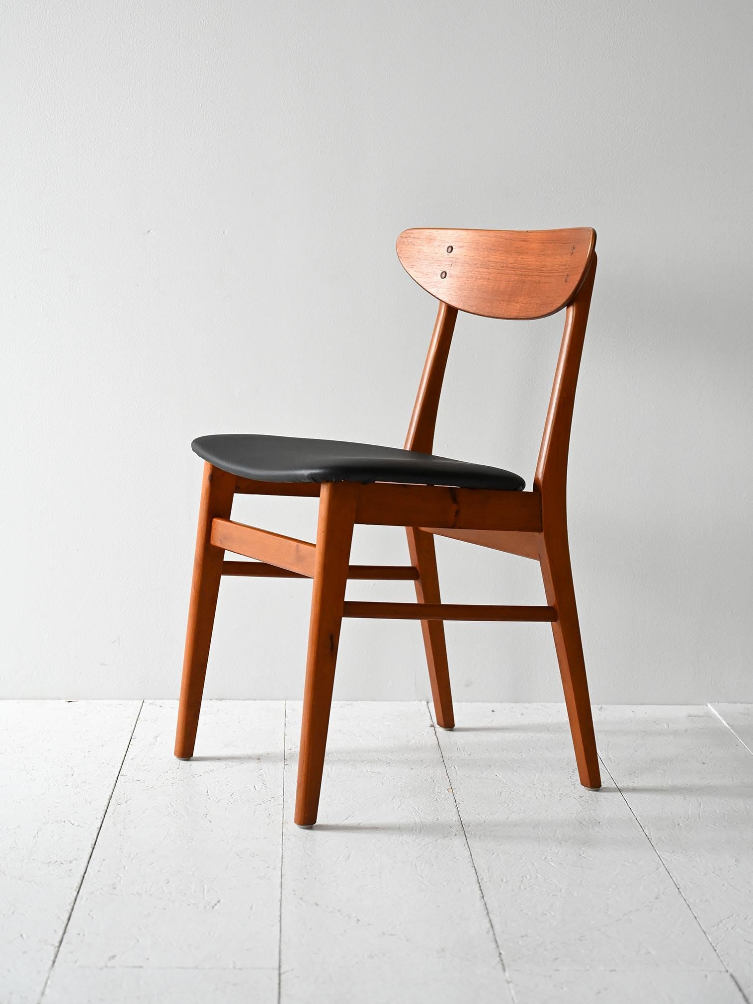 Set of 4 Danish Teak Dining Chairs by Farstrup – 1960s Vintage Mid