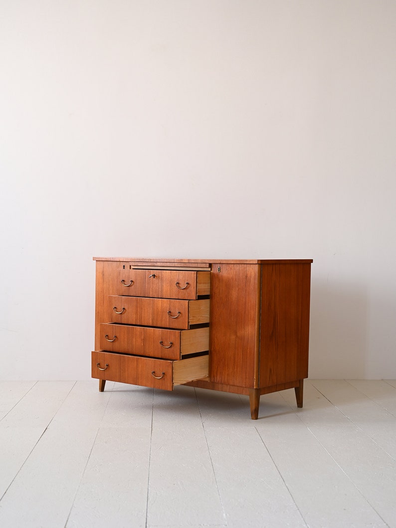 Vintage Scandinavian Highboard from the 1950s image 3