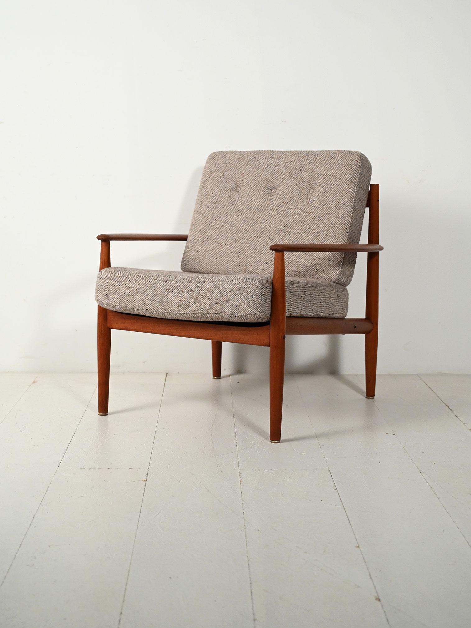 Danish Lounge Chair Model FD118 by Grete Jalk for France & Søn