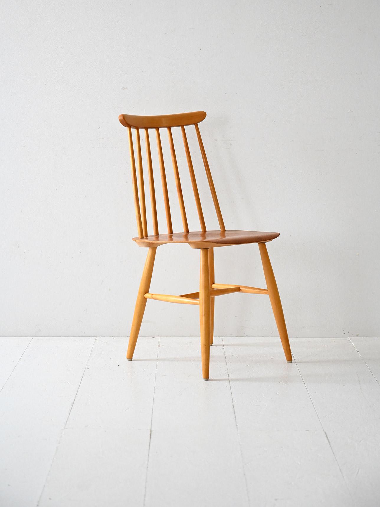 イルマリ・タピオヴァーラ作、Edsby Verken社製Fanettチェア4脚セット