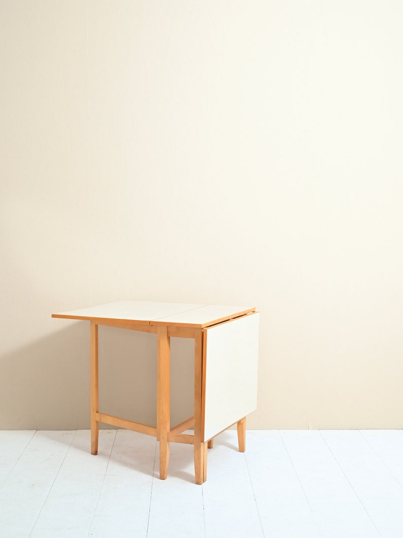 MidCentury Extendable Scandinavian Table by Edsby Verken, Original Danish Style 1960s image 4