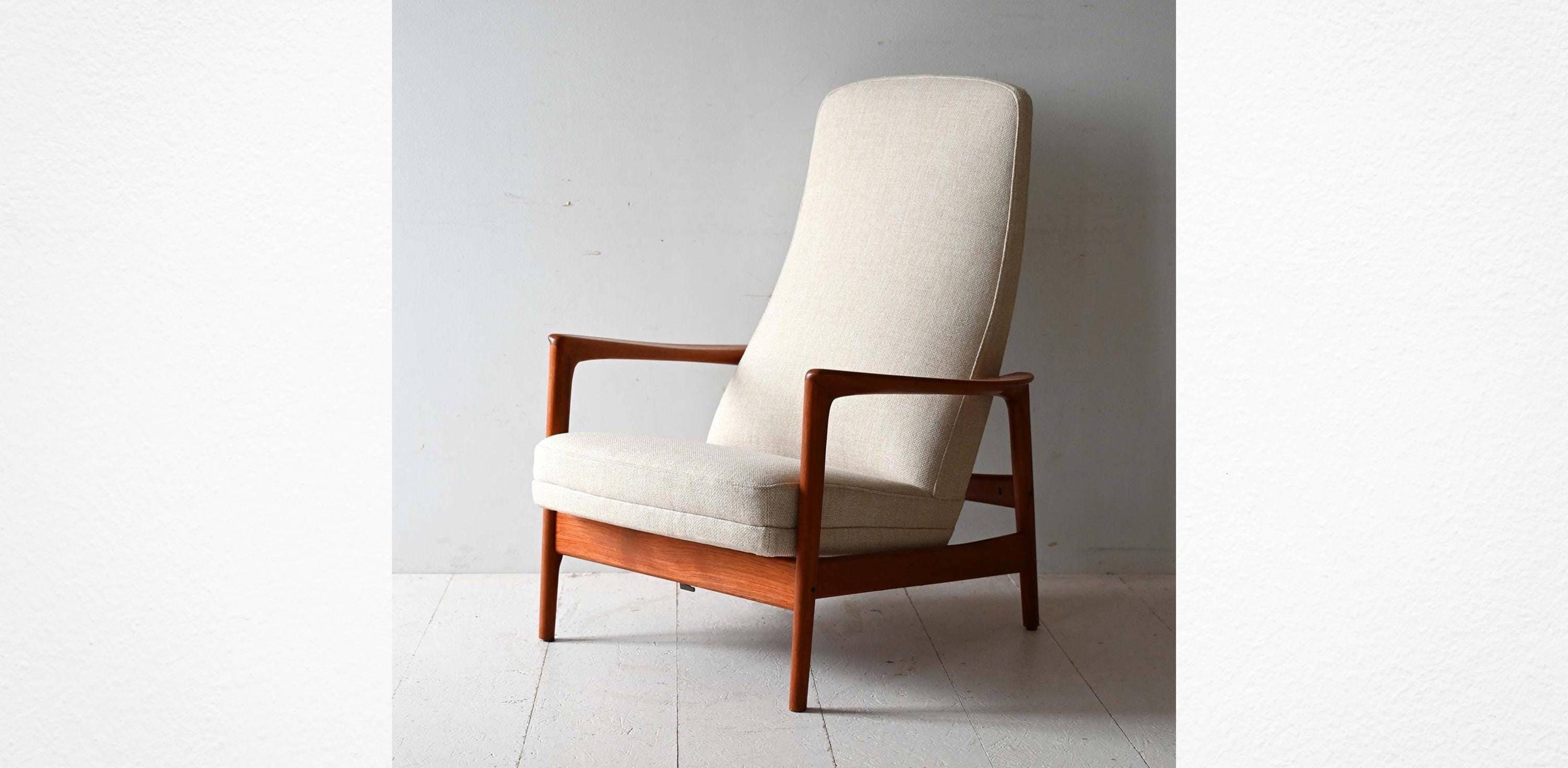 Scandinavian Teak Lounge Chair by Alf Svensson for DUX – Vintage
