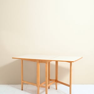 MidCentury Extendable Scandinavian Table by Edsby Verken, Original Danish Style 1960s image 3