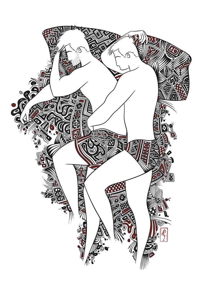 Gay erotic art
