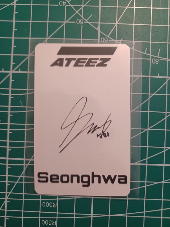 Ateez Seonghwa Season's Greetings (HANDMADE) Photocard - Etsy