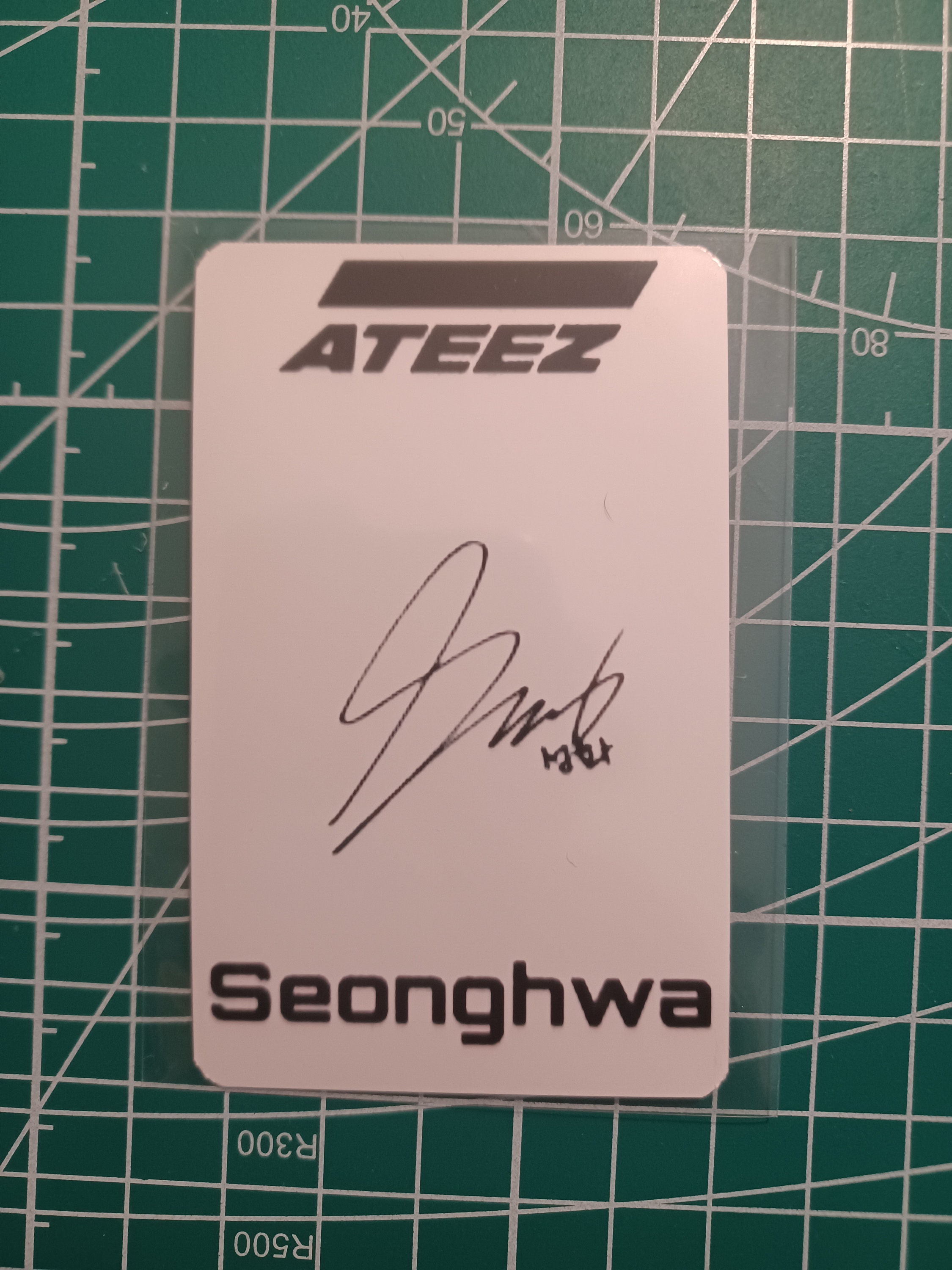 ATEEZ SEONGHWA 直筆サイン トレカ send off アメツ ATEEZ サン 直筆サイン トレカ send off アメツ - メルカリ