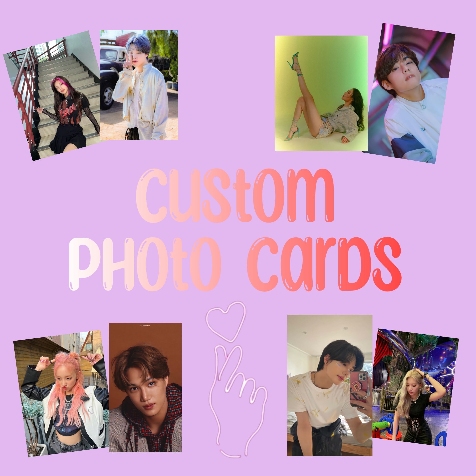 5 Pack/150 Pcs Kpop Twice Lomo Card Photocards With Greeting Card