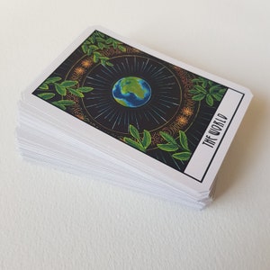 Unique Deck of Tarot Cards, 78-Card Hand Designed Tarot Deck with Wooden Box, Free Delivery image 9