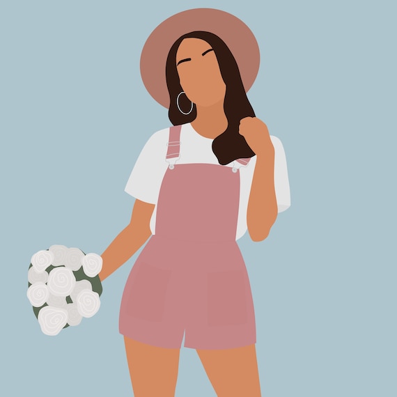 Custom Minimal Digital Portraits (Wedding, Family, Friends, Gift for Boyfriend Girlfriend Husband Wife & More!)