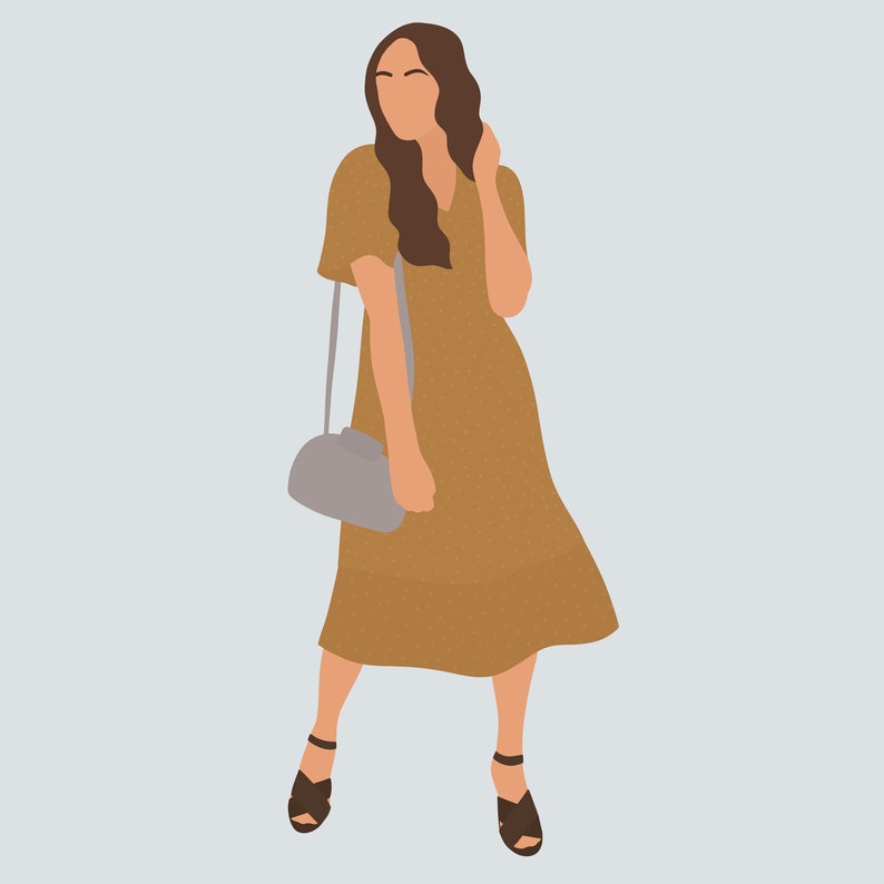 Custom Minimal Digital Portraits (Wedding, Family, Friends, Gift for Boyfriend Girlfriend Husband Wife & More!) bild 3