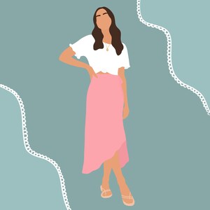 Custom Minimal Digital Portraits (Wedding, Family, Friends, Gift for Boyfriend Girlfriend Husband Wife & More!) bild 5