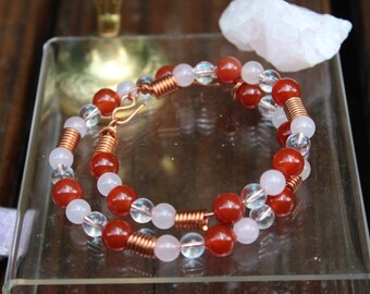 DWAN - Beaded Bracelet/Bracelet & Anklet Sets w. Coil