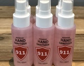 Bundle of 6- Advanced Hand Sanitizer with Alcohol Spray 2oz with Vitamin E and Aloe Vera.