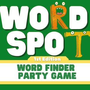 Word Spot Word Puzzle Game Party Games Zoom Games Quiz Game PowerPoint Games for Zoom Word Puzzle for Kids & Adults Team game image 1