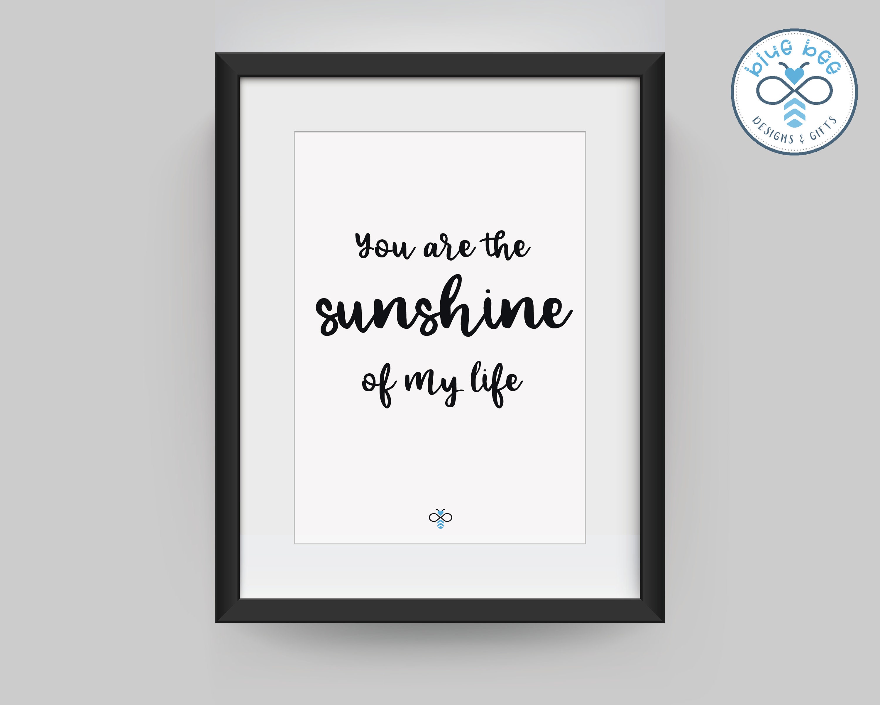 You Are The Sunshine Of My Life With Lyrics www.etsy.com