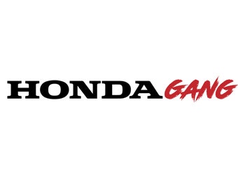 Honda Gang Enthusiast JDM Car Decal Die-Cut 24 Inch