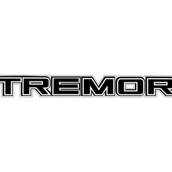 Set of Ford Tremor White/Black/Grey F-250 Decals Die-Cut