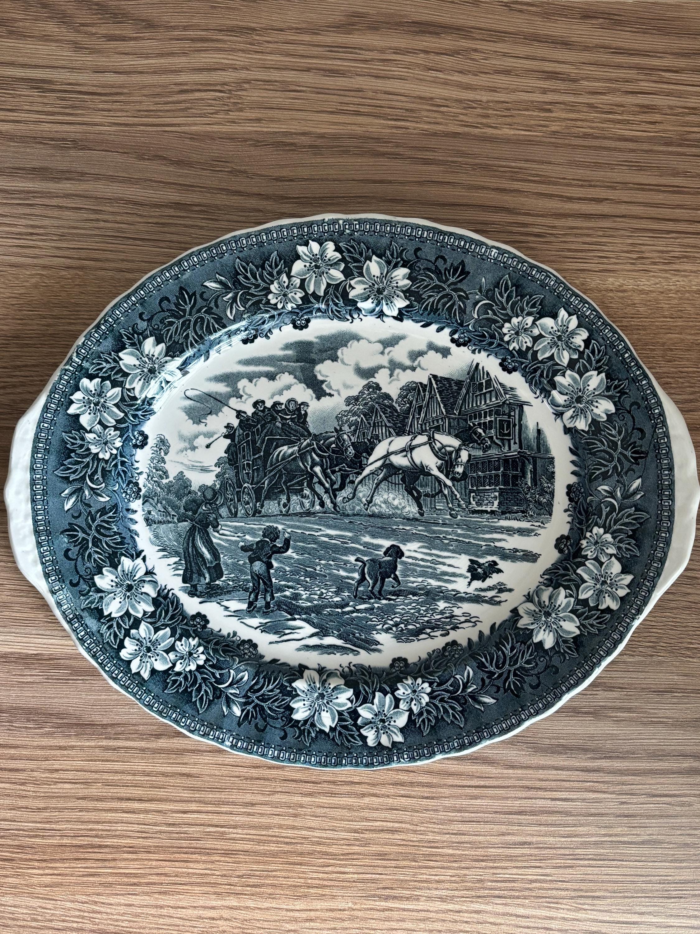  Tudor Wareコーチングタバーン セット5絵皿 Royal Tudor Wareコーチングタバーン セット5絵皿 - メルカリ