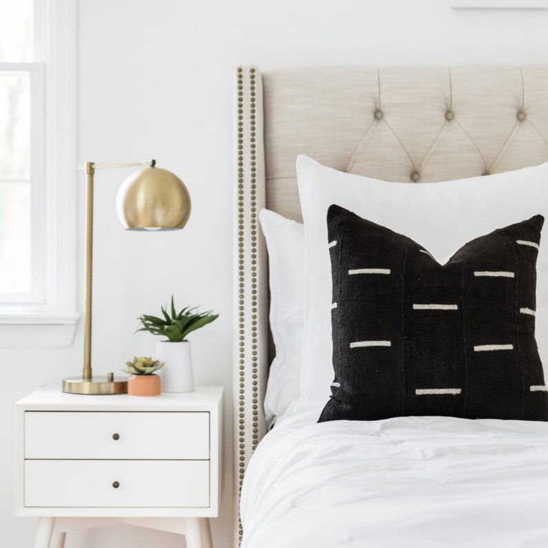 Black Mud Cloth Pillow