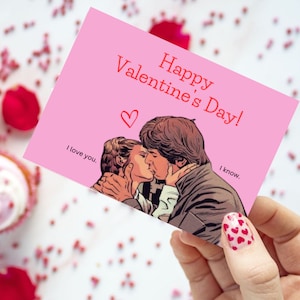 Biglietto di San Valentino - Star Wars - Principessa Leila e Han Solo