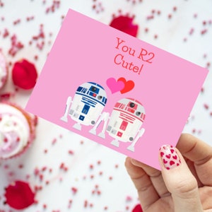 Tarjeta de San Valentín - Star Wars - R2D2