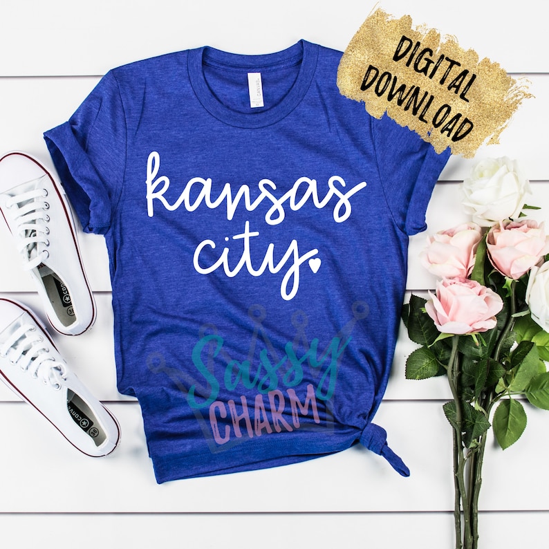 Download Kansas City Heart Royals SVG Chiefs SVG Hometown | Etsy
