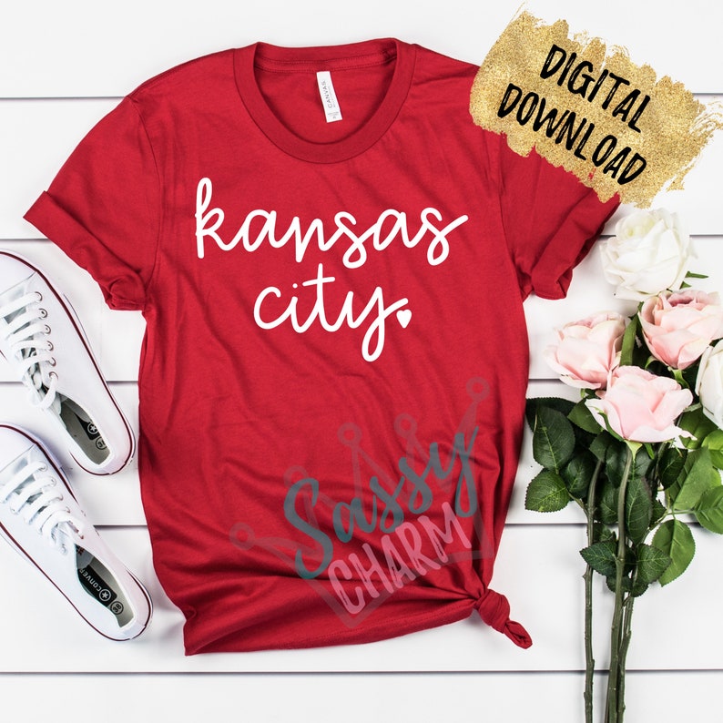 Download Kansas City Heart Royals SVG Chiefs SVG Hometown | Etsy