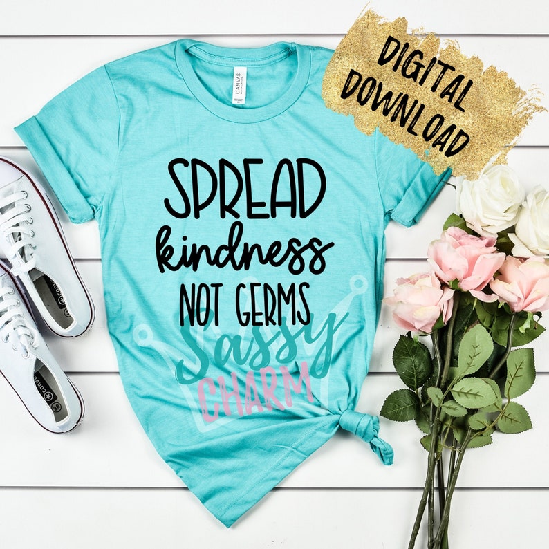 Download Spread Kindness Not Germs SVG Back to School SVG Hand | Etsy
