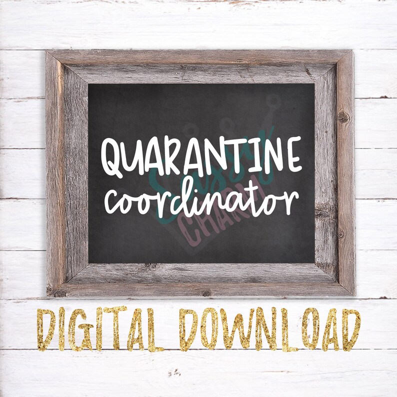 Download Quarantine Chaos Coordinator Mom Life SVG Hand Lettered | Etsy