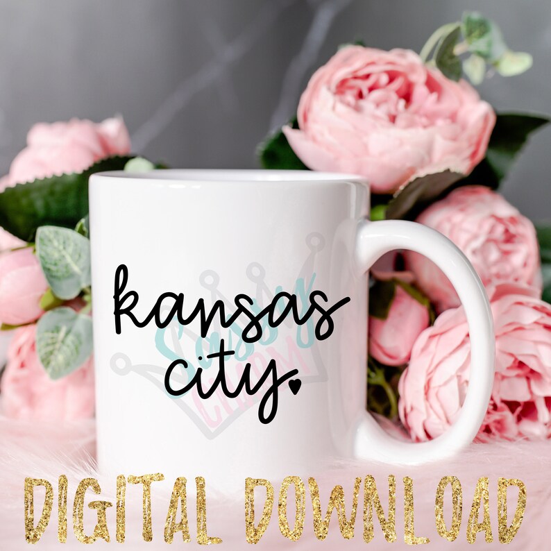 Download KC Heart SVG Chiefs Royals Hometown Missouri Kansas SVG | Etsy