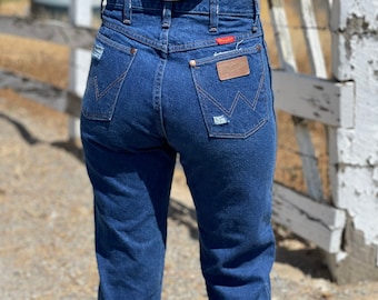 Vintage 26 Waist Wranglers | Vintage Distressed Wranglers | Vintage Western Jeans | Vintage Distressed 26 Waist Denim | Vintage Wranglers