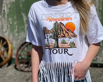 Western Fringe Shirt - Etsy