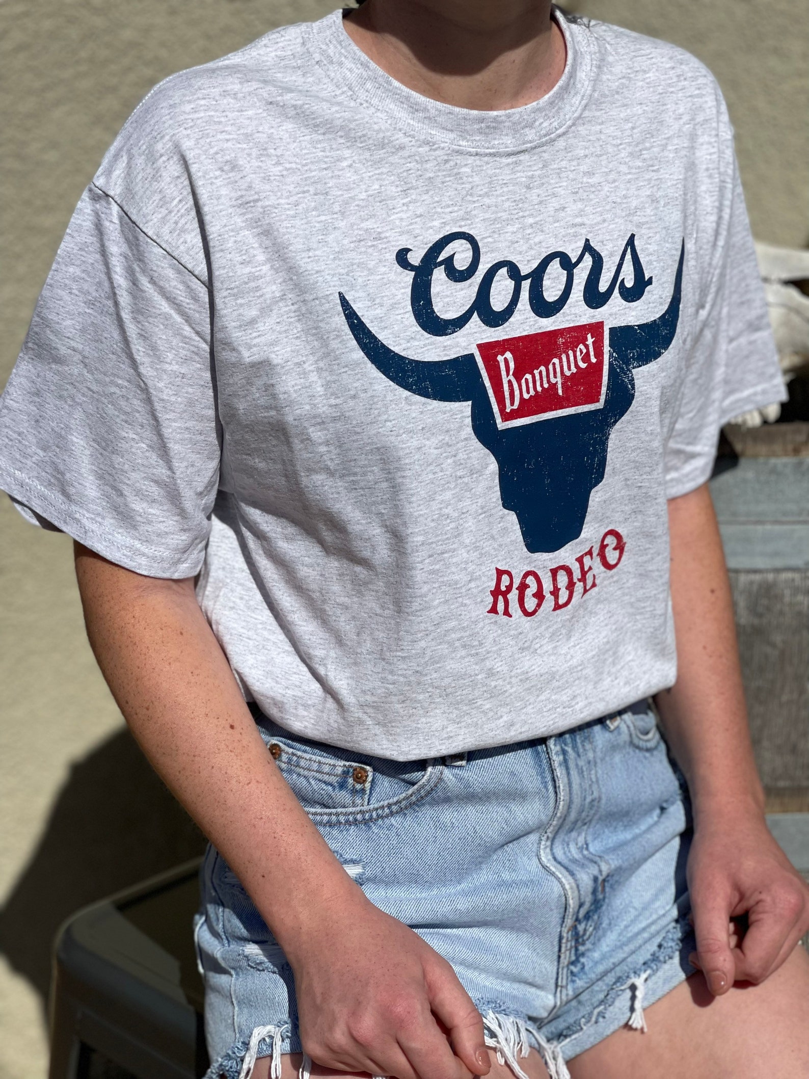 Coors Rodeo Tee Coors Beer T Shirt Western Beer Tee Etsy